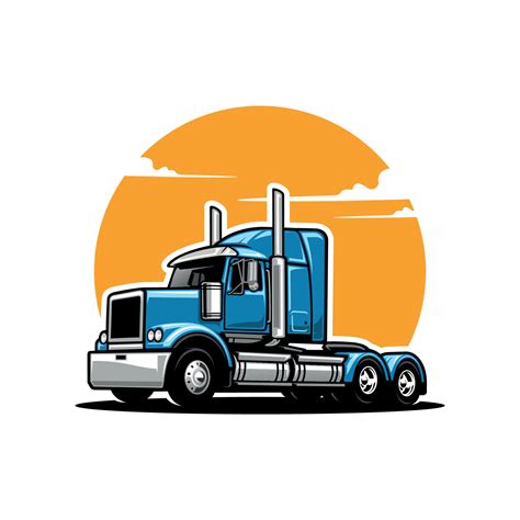 trucking company logo design 17176109 Vector Art at Vecteezy