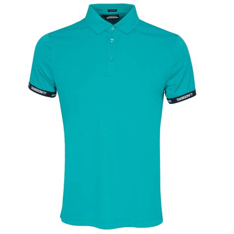 J Lindeberg Guy Polo Shirt Enamel Blue Scottsdale Golf