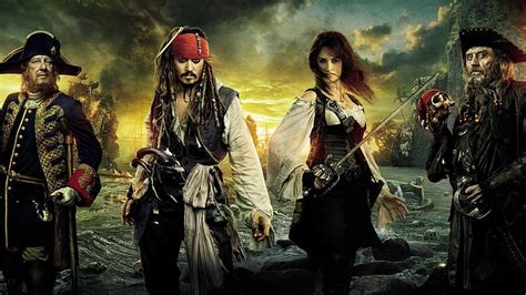 Pirates Of The Caribbean Johnny Depp Penelope Cruz Movie Geoffrey