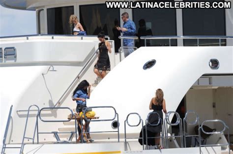 Selena Gomez Saint Tropez Babe Paparazzi Posing Hot Celebrity Yacht