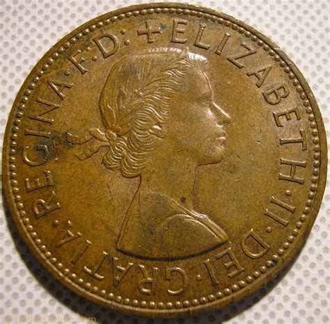 Elizabeth Ii One Penny 1964 Uk Coins World United Kingdom