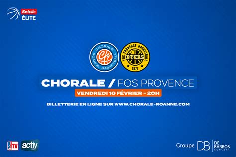 Chorale Roanne Basket Chorale Fos Provence La Billetterie Est Ouverte