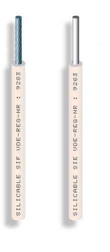 Isolierte Einzelader Leitung Silicable Sie Sif Series Omerin