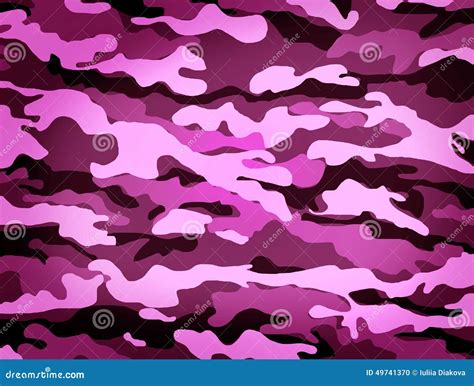 Camouflage Pink Pattern Stock Photo Image 49741370