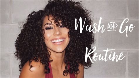 Wash And Go Curly Hair Routine Loc Method 3b Curls Youtube