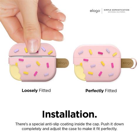 Elago Airpods Pro Case Blueberry Ice Cream Mobile Phones Gadgets