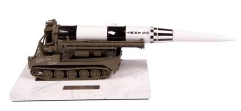 Model of the Pershing Missile and Launcher – All Artifacts – The John F ...