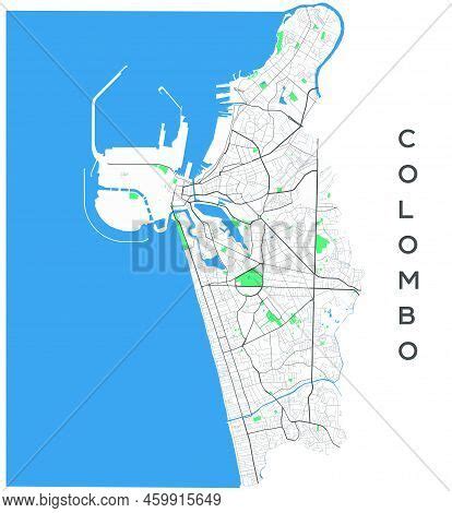 colombo vector map vector photo  trial bigstock