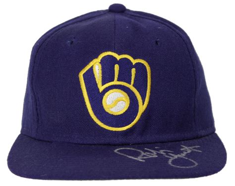 Lot Detail S Robin Yount Milwaukee Brewers Signed Authentic Cap