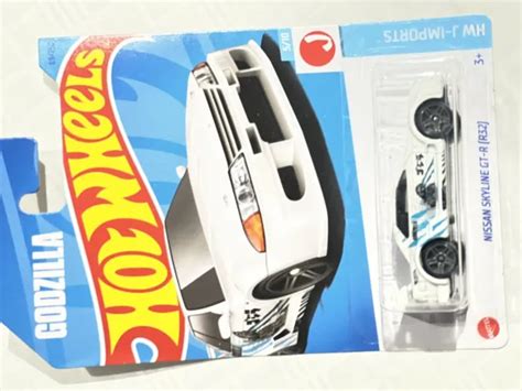 HOT WHEELS White Godzilla Nissan Skyline GT R R HW J Imports PicClick UK