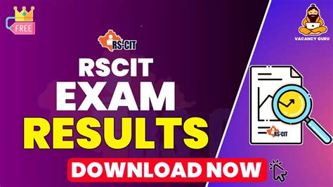 New RSCIT Result 2024 22 December 2024 Declared Check Important Dates