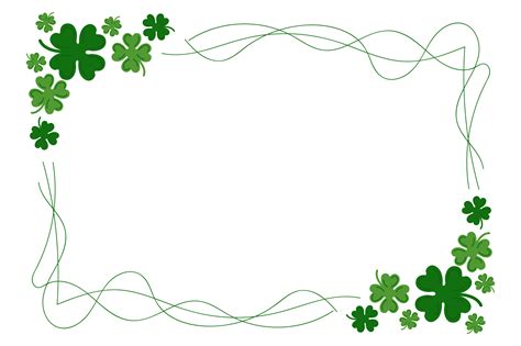 Saint Patricks Day Clover Frame Svg Cut File By Creative Fabrica Crafts · Creative Fabrica