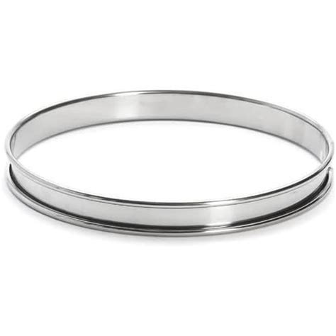 Cercle À Tarte Rond En Inox À Bord Roulé Diamètre 16 Cm Hauteur 2 Cm