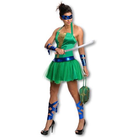 Sexy Teenage Mutant Ninja Turtles Leonardo Costume Womens Leonardo Ninja Turtle Costume