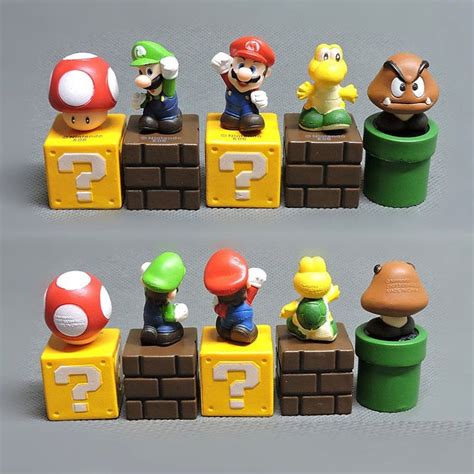 Coleção de Figura Mario Bros Miniatura 10 miniaturas Universo