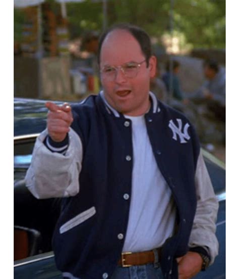 Jason Seinfeld George Costanza Yankees Varsity Jacket - Jackets Masters