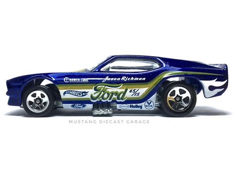 Hot Wheels 71 Mustang Funny Car Series 2014 HW City สนำเงน 1 64
