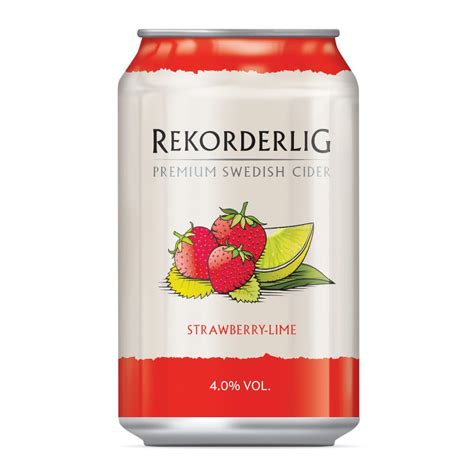 Rekorderlig Strawberry Lime Cider Cans 24x330ml