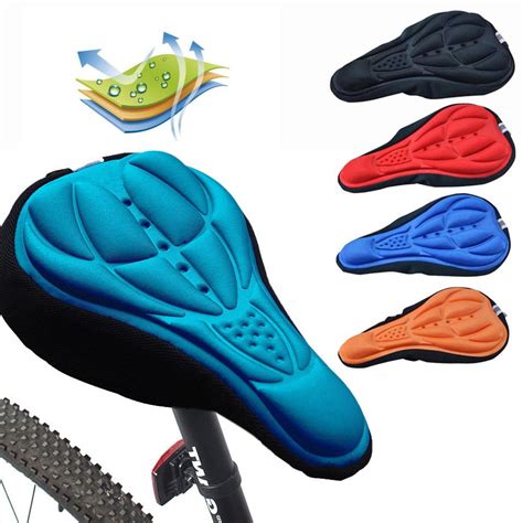 Bicycle D Gel Silicone Saddle Comfortable Breathable Anti Friction