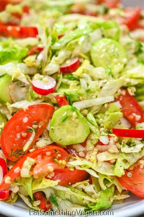 Shredded Iceberg Lettuce Salad