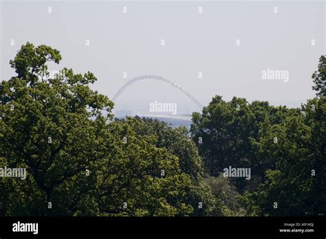 El Nuevo Wembley Arco Visto Desde Las Alturas De La Grada Weald