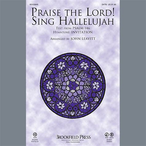 Praise The Lord Sing Hallelujah Von John Leavitt Noten F R