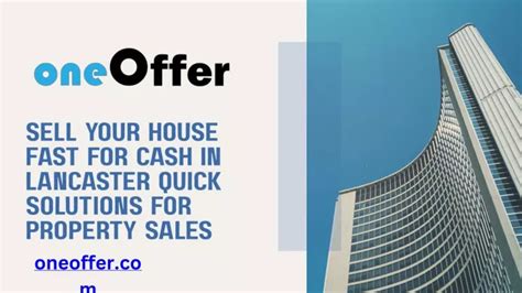 Ppt Sell Your House Fast For Cash In Lancaster Quick Solutions For