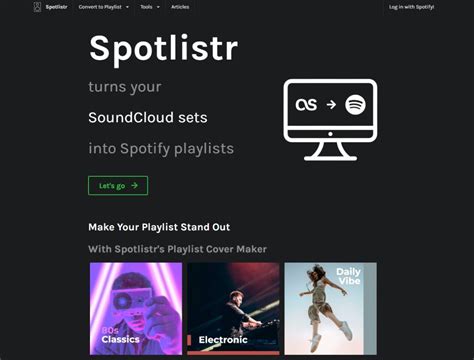 Spotlistr Spotify Playlist Tools — Buzzsonic