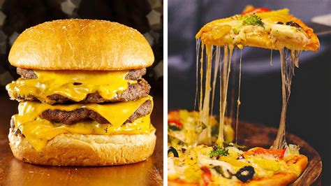 40 DELICIOUS FAST FOOD HACKS || 5-Minute Pizza And Burger Recipes ...