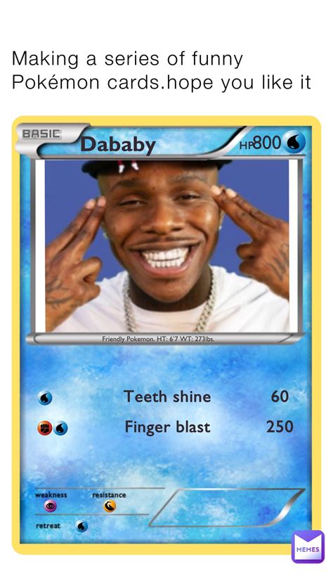 Making a series of funny Pokémon cards.hope you like it ...