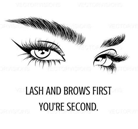 Eyes Svg Lashes Svg Brows Svg Makeup Svg Liner Svg Silhouette Svg