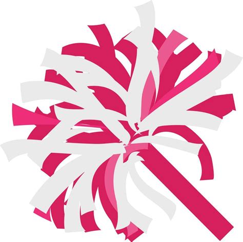 Cheer pom pom icon in pink and white color. 24226609 Vector Art at Vecteezy