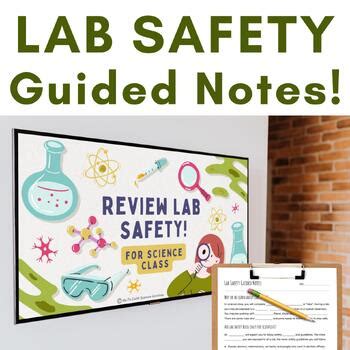 Lab Safety Guided Notes- Rules, Hazard Symbols, & Safety Equipment 