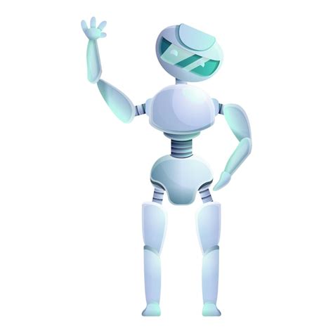 Premium Vector Robot Humanoid Icon Cartoon Of Robot Humanoid Vector