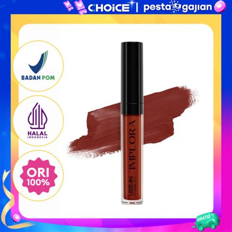 Implora Urban Matte Lip Cream Lip Cream Matte Tahan Lama Anti