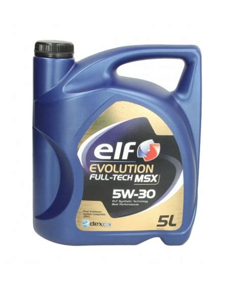 Масло ELF Evolution Fulltech MSX 5W30, 5 л 5л купити за вигідною ціною ...