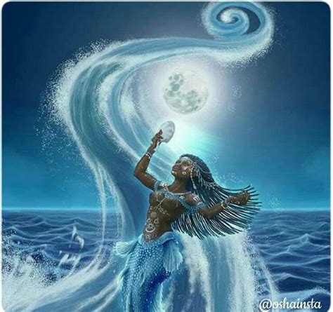 Air Goddess, Moon Goddess Art, Goddess Of The Sea, African Mythology ...