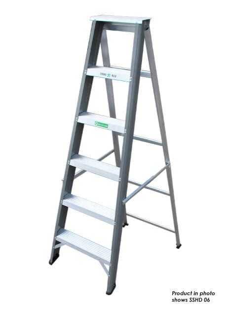 Ladder Hub Aluminium Single Sided Heavy Duty Ladder Steps Sshd