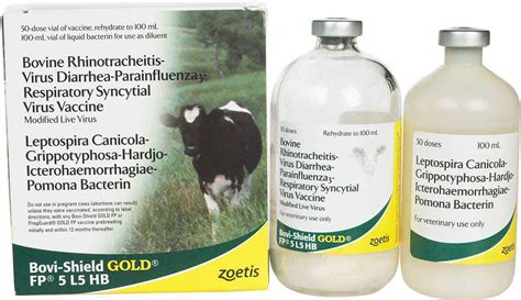 Bovi-Shield Gold FP5 L5 HB Cattle Vaccine Zoetis Animal Health ...