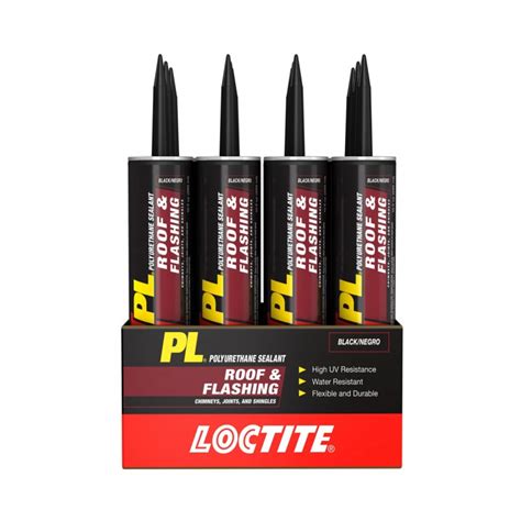 Loctite 1618181 Pl S 30 Polyurethane Roof And Flashing Sealant 10 Oz Black