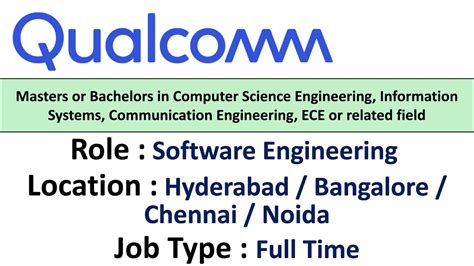 Qualcomm Hiring Software Engineering Masters Or Bachelors In Computer Science Ece Or Related