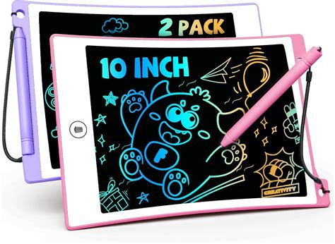 Tekfun Paquete De Tabletas Lcd De Escritura De Pulgadas Tablero