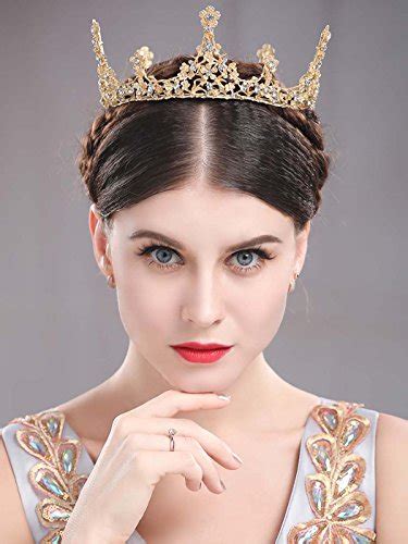 Unicra Gold Vintage Tiaras And Crowns Wedding Bridal Headbands Queen Crowns For Women And Girls