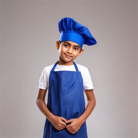 Kids Chef Royal Blue Apron and Chef Hat: Culinary Essentials for Young ...