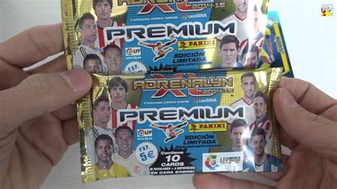 World Premiere Unboxing Sobres Premium Panini Adrenalyn Xl Liga