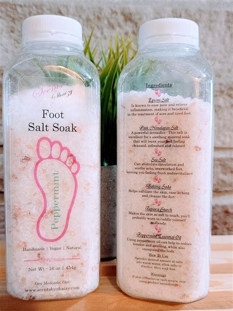 Foot Salt Soak Saboaria