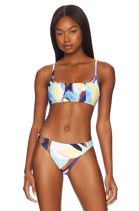 Seafolly Bralette Bikini Top In True Navy REVOLVE