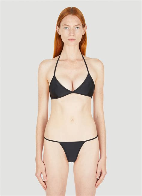 Gucci Interlocking G String Bikini Woman Swimwear Black M Shopstyle