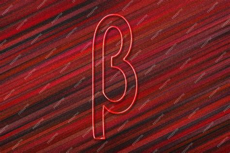 Premium Photo | Beta sign. beta letter, greek alphabet symbol, red ...