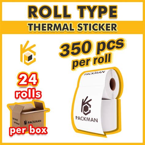 1 BOX Thermal Sticker Label Sticker FOLD ROLL 100mm 150mm